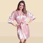 Robe Feminino Adulto Acetinado Luna Cuore