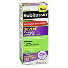 Robitussin Adulto Força Máxima Tosse Grave +Líquido para Alívio da Dor de Garganta 4 Oz da Robitussin (pacote com 2)