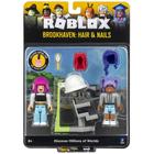Roblox 2 figuras 7cm brookhaven hair and nails sunny