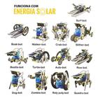 Robô 13 Em 1 Energia Solar Kit Robótica Educacional Top