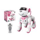 Robô Cachorro Programável com Comando de Voz e Touch - Brinquedo Interativo com Música e Stunts