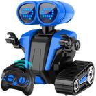 Robot Toy MindPal Emo recarregável com controle remoto azul