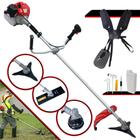 Roçadeira À Gasolina Anmax CG520-P TB 52cc 2,2HP 10.000rpm Motor 2T Robusta e Resistente de Alta Performance Com 3 Opções de Cortes, Carretel de Nylon + Lâmina 2 Pontas + Lâmina 3 Pontas