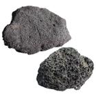 Rocha Lava Rock Black 10 Kg Porosa Aquario Pedra Peixe Betta - Hanimal