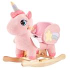 Rocking Horse FUNLIO Unicorn Pink Fairy para 6 milhões a 3 anos