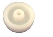 Roda 2pol. 210 Nylon Branco Carga 80kg Por Roda Eixo 1/4''