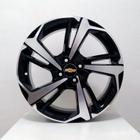 Roda Aro 17 GM Montana BRW 1850 4X100 Preta Diamantada