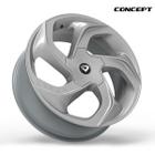 Roda Aro 17X6 Concept Prata Furação 4X100/4X108Mm