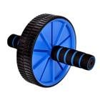 Roda De Exercício Azul Para Abdominais Roda Dupla Com Apoio - ZStorm