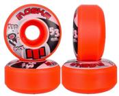 Roda para Skate Mentex 53mm Laranja ( jogo 4 rodas ) - Virtual Skate Shop