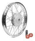 Roda Dianteira Titan 125 00/04 Fan 125 05/08 Com Rolamento/Espaçador