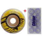 Roda Faith Big Hand 53mm 100A + Rolamento Chaze Roxo