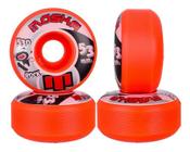 Roda Moska Skate Rock 53mm Laranja Dureza 53D