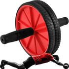 Roda Rolo Abdominal Lombar Exercício Funcional Fitness Wheel