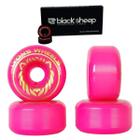 Roda Skate Lyons 55mm Du 99a Rolamento Black Sheep Abec 15