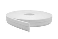 Roda-Teto Autocolante Flexível Eva Frisado Reto 5x1,2cm Rolo 5m Branco