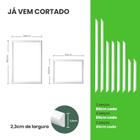 Rodameio Boiserie Adesivo Kit Cortado Porta 60x80 E 60x40 Modelo RM61 2,3cm