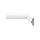 Rodameio de Poliestireno Scandian 18mmx5cmx2,40m Metro Linear - caixa com 2,4 m - Branco