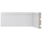 Rodapé de Poliestireno 7cm x 15mm Frisado Metro Linear Casa Grassi - caixa com 2,25 m - Branco