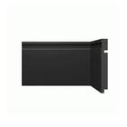 Rodapé de Poliestireno Santa Luzia 3480 Preto 150mm x 16mm x 2400mm