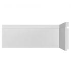 Rodapé de Poliestireno Santa Luzia Moderna 502 15cm 502 Branco 150mm x 16mm x 2400mm