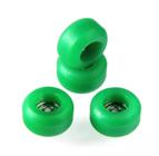 Rodas De Rolamento Uretreano Skate Dedo Profissional Verde - Mega Block Toys