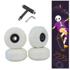 Rodas de skate FREEDARE 52mm com rolamentos e conjunto de ferramentas de skate