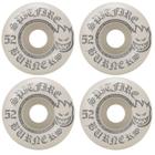 Rodas de skate Spitfire Burners 52mm 99A branca/prata