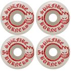 Rodas de skate Spitfire Burners 54mm 99A branca/vermelha