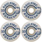 Rodas de skate Spitfire Burners 55mm 99A branco/azul