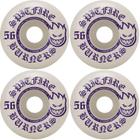 Rodas de skate Spitfire Burners 56mm 99A branca/roxa