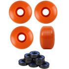 Rodas de skate TGM Skateboards ABEC 7 Bearings 52mm Orange