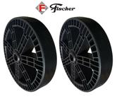 Rodas Para Betoneira Fischer Mob 400L Original Plástico