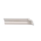 Rodateto de Poliestireno 5cm X 50mm Liso 2,0 metro linear Branco