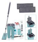 Rodo Flat Mop Balde Lava e Seca Profissional +2 Refis - Q House