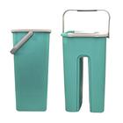 Rodo Flat Mop E Balde Lava E Seca Profissional Com 1 Refil