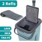 Rodo Flat Mop E Balde Lava E Seca Profissional limpeza Com 2 Refil - Q House