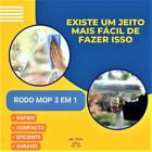 Rodo Limpa E Seca Vidro Com Spray 3 Em 1 230ml Mop Multiuso