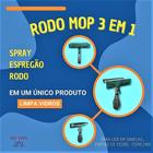 Rodo Limpa Vidros Com Spray Borrifador Spin Mop 3 Em 1 230ml