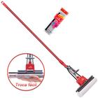 Rodo Mop Duplo Rolete Esfregão Limpa Seca Condor Com 1 Refil Extra