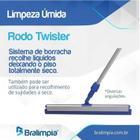 Rodo twister 45cm com cabo 1,40 mts bralimpia rt451