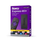 Roku 4K Express Streaming Player Conversor Smart TV 3940BR UHD HD com Controle Remoto - Preto