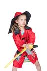 Role-Play Set Dress Up America Fire Chief Costume 3-9 anos