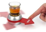 Roleta De Drinks Jogo Bar Rodada Spinner Shot + Copo Dose