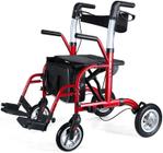 Rollator Walker Heaconnex 2 em 1 para idosos com assento - Healconnex