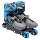 Roller Patins Infantil Clássico Triline Inline Azul Menino