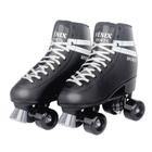 Roller patins roller skate ajustavel 39-42 preto r.rl-07p