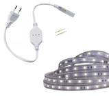 Rolo 05m Fita Mangueira de LED 2835 Branco IP65 Fonte 110v - MTX Led