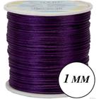 Rolo de 100 Metros cordão fio de cetim r de rato linha pulseira macrame colar cordonê 1mm