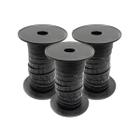 Rolo Fio Courinho Achatado Preto 7x1mm 10 Metros 100g